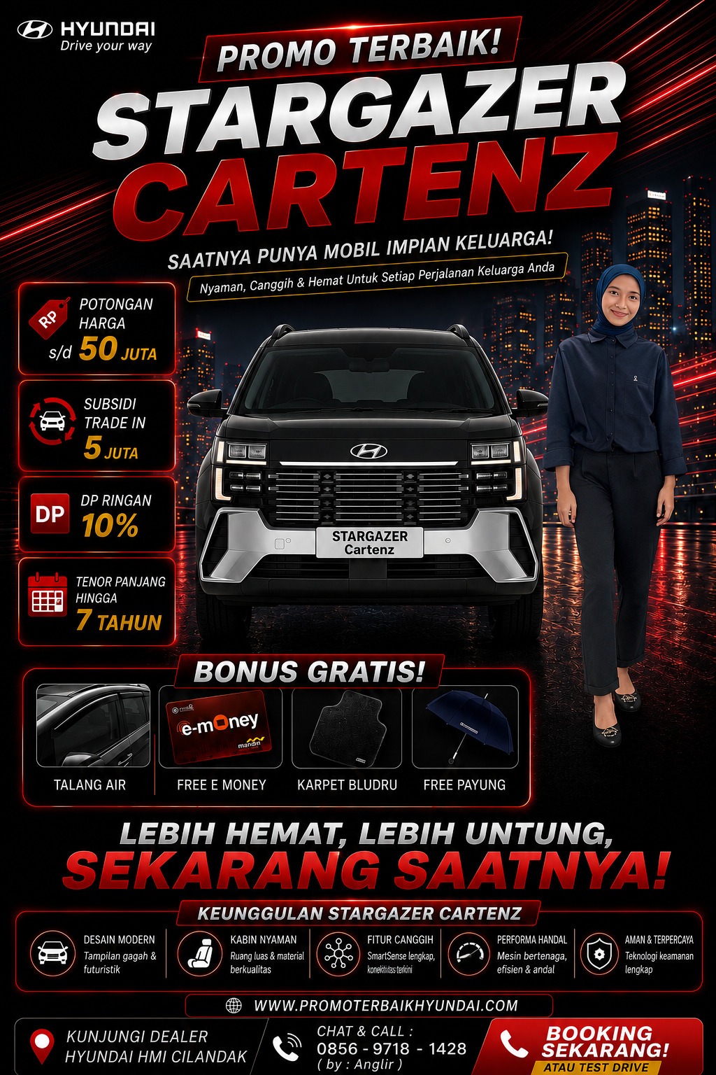 promo hyundai murah 2026 santafe stargazer cartenz